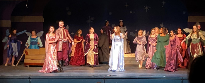 DePauw Opera cast on stage