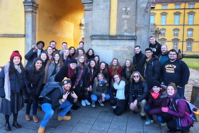 The DePauw Chamber Singers in Europe