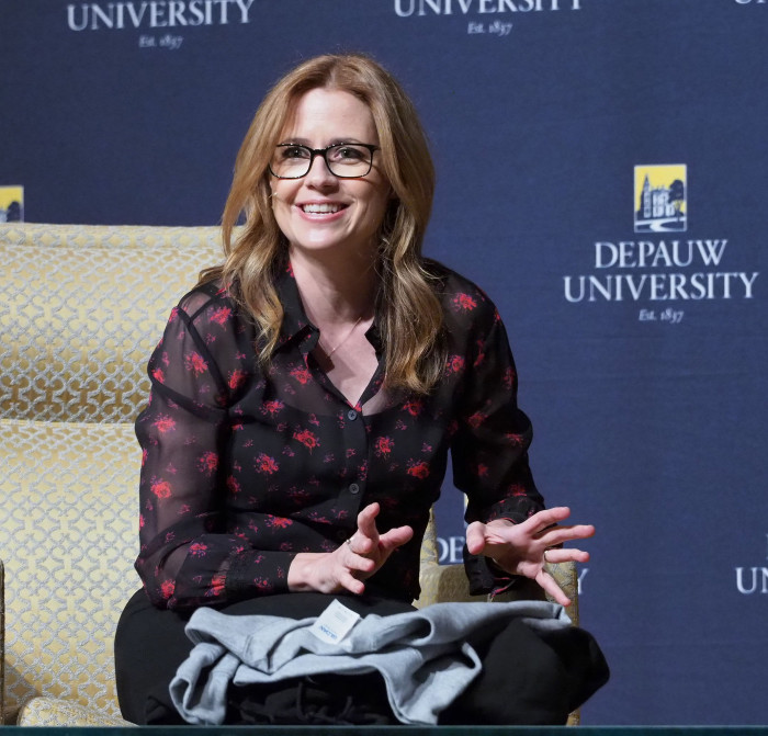 Jenna Fischer delivering an Ubben Lecture