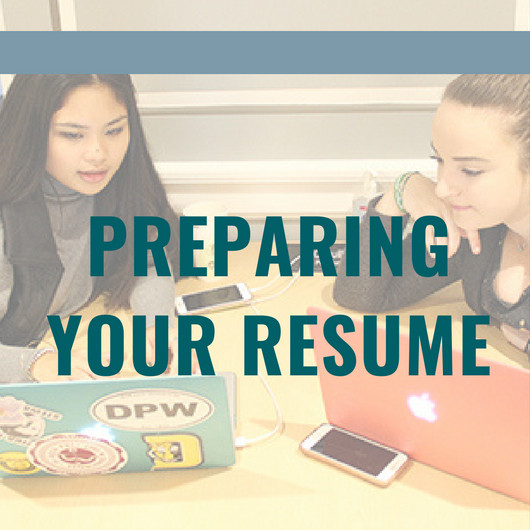 Preparing your Resume