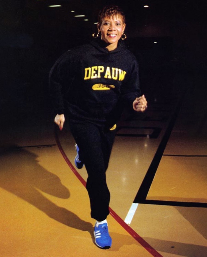 Wilma Rudolph in DePauw's Lilly Center