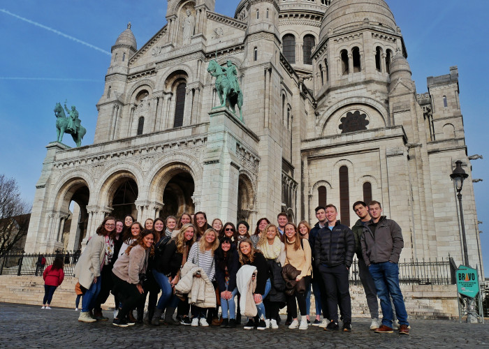 Students at Sacre Couer