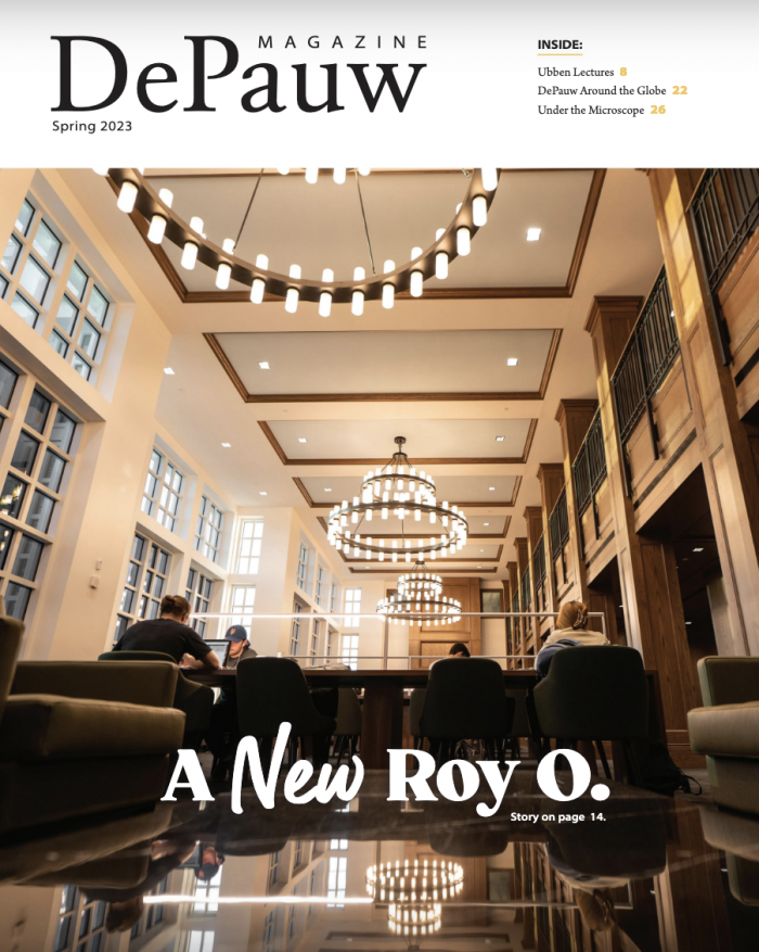 DePauw Magazine Spring 2023 Cover