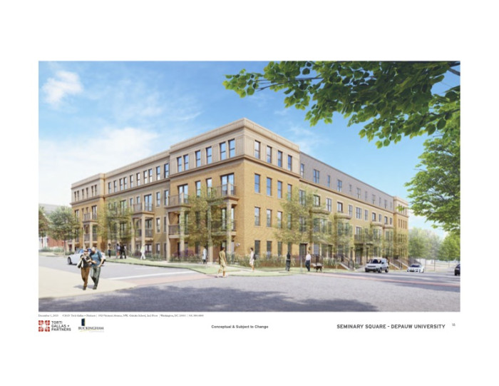 Seminary Square rendering, 2025