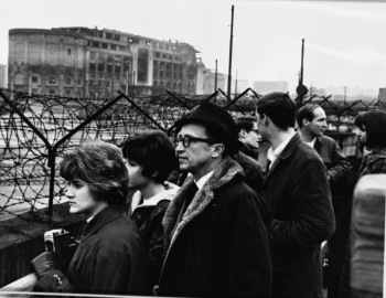 Professor Bergmann of the English department Berlin Wall 1959.