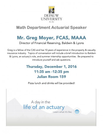 2016 Fall Actuary visit