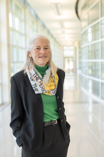 Bridget Gourley standing in the Green Center