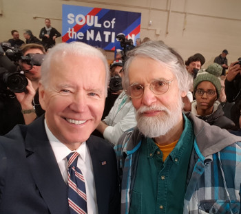 Joe Biden and Bruce Stinebrickner