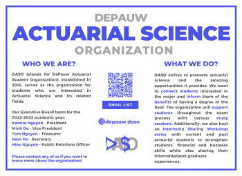 DASO Organization Poster