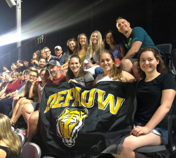 DePauw alumni at the D.C. United Soccer Game 