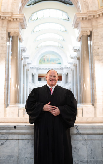 Justice C. Shea Nickell in KY capitol