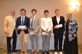 Winners of Lund scholarship and Lund family