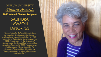 Saundra Taylor, 2023 Alumni Citation Award Recipient