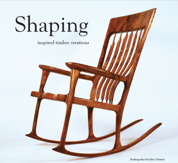 Shaping: inspired timber creations exhibit cover art