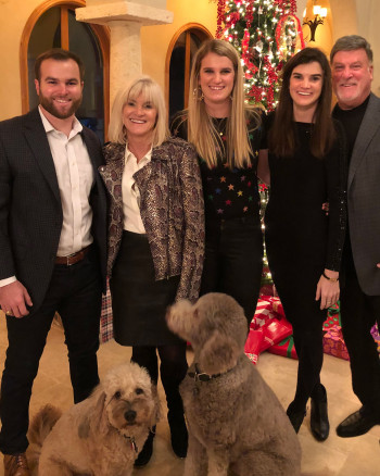 John Scully and family during Christmas 2018