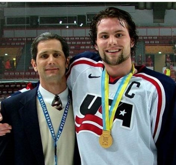 Michael Stuart with son Mark