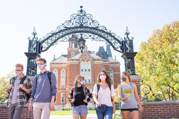 Students on campus