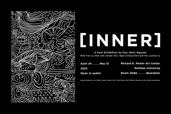 Exhibition logo featuring [INNER] in block letters