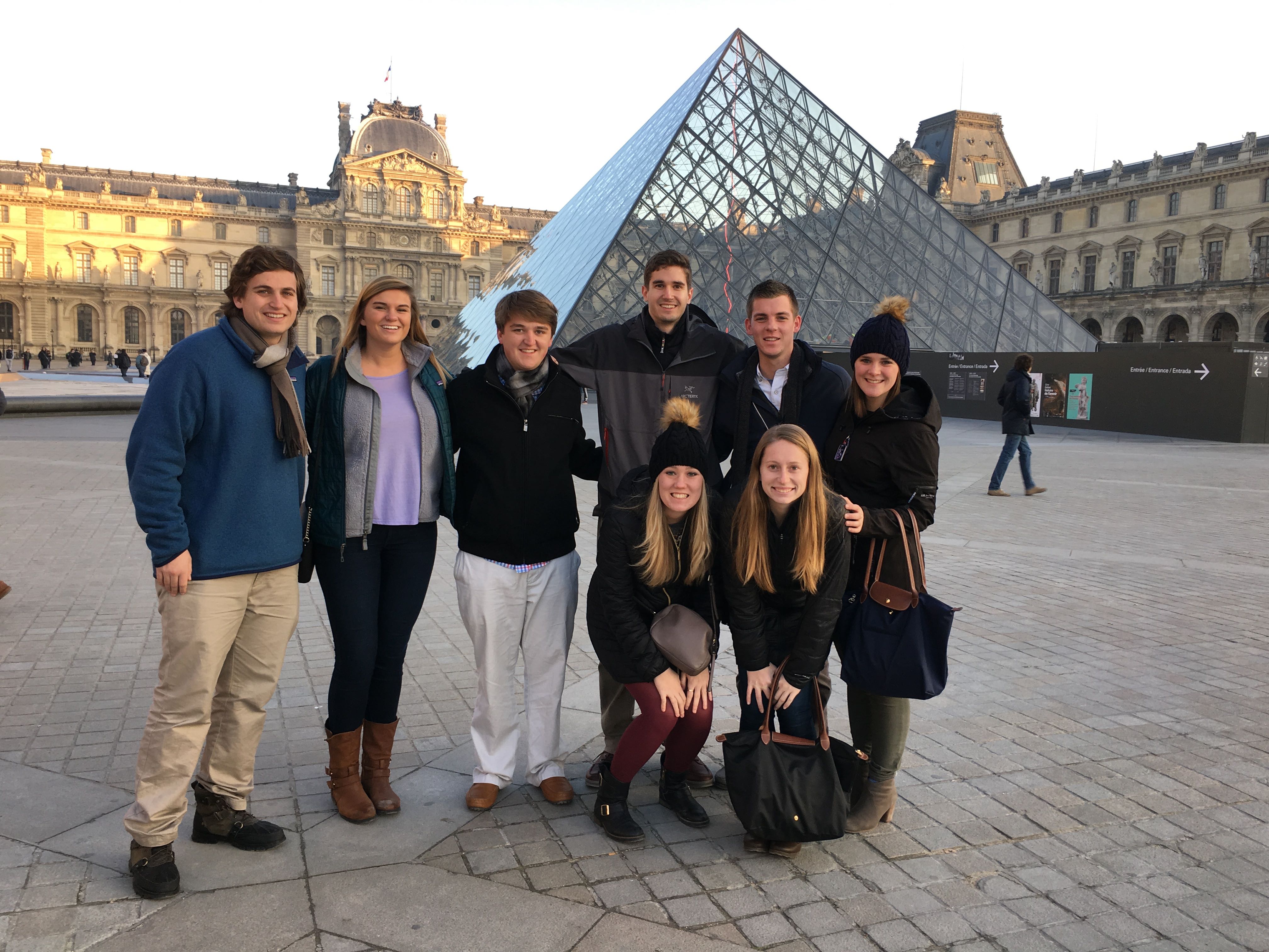 Students at the Louvre
