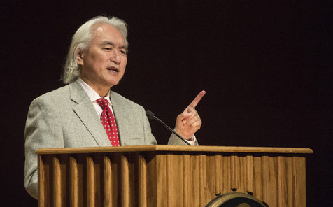 Michio Kaku delivers an Ubben Lecture
