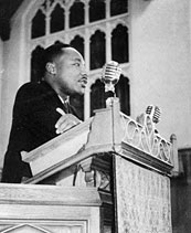 Martin Luther King Jr. speaking at Gobin Church