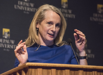 Piper Kerman delivering an Ubben Lecture