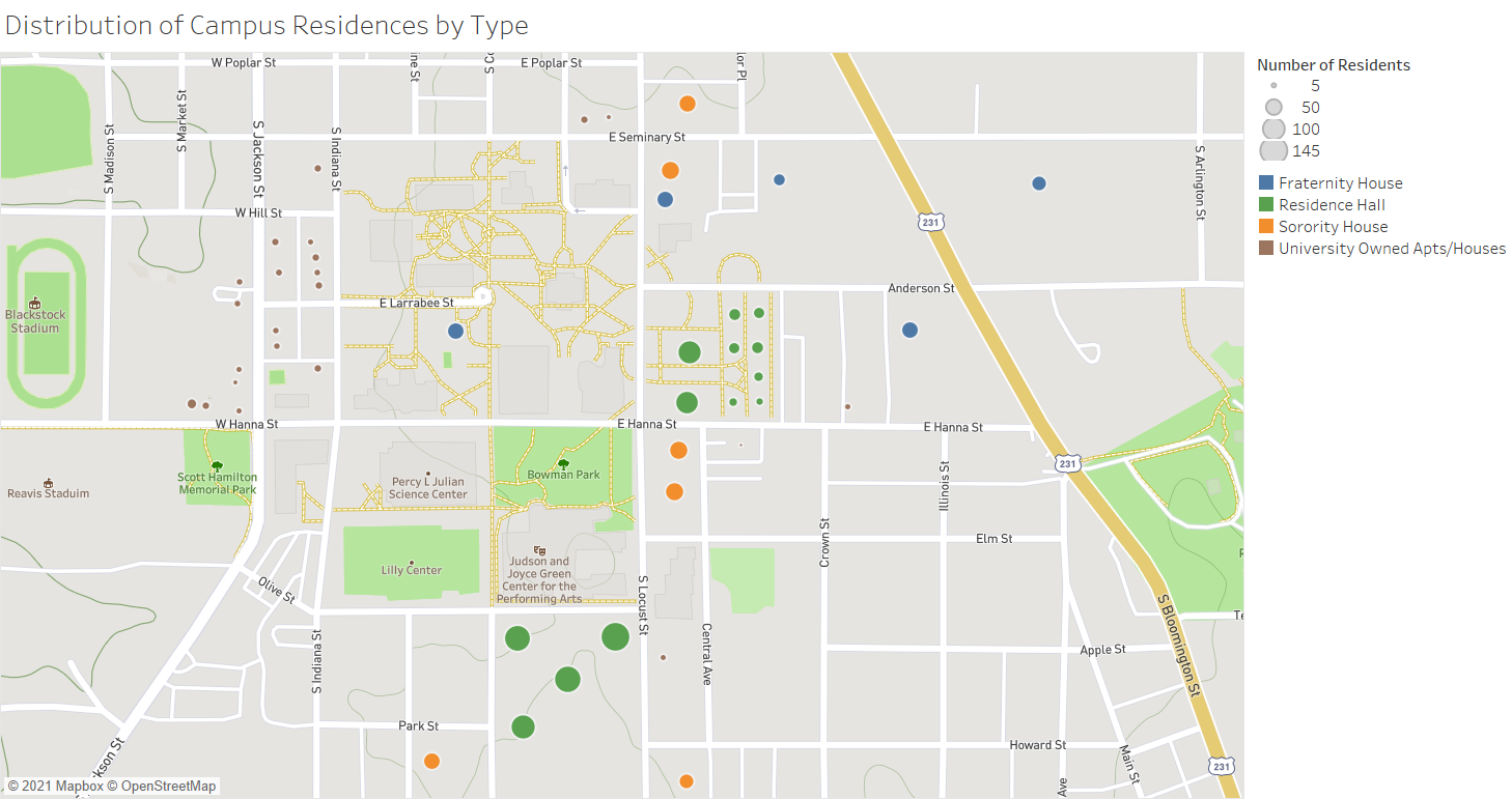 Depauw University Campus Map
