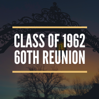 Class of 1962 60th Reunion banner