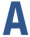 the letter A