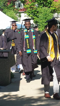 Kortney Cartwright during Commencement