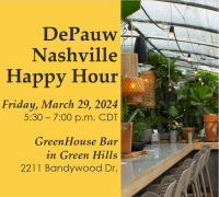Nashville Green House Happy Hour March 29