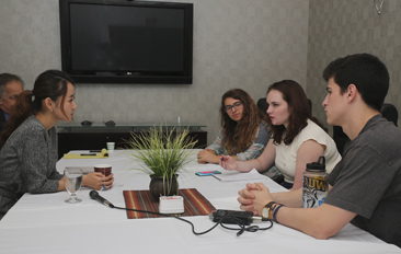 Yeonmi Park meeting with students