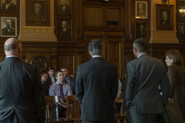 Students at the statehouse