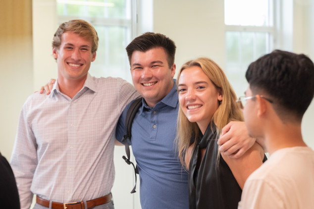 SBL students smiling together 