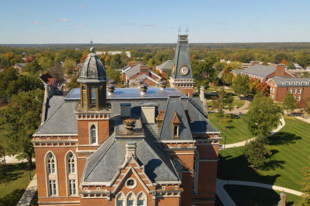 East College aerial view