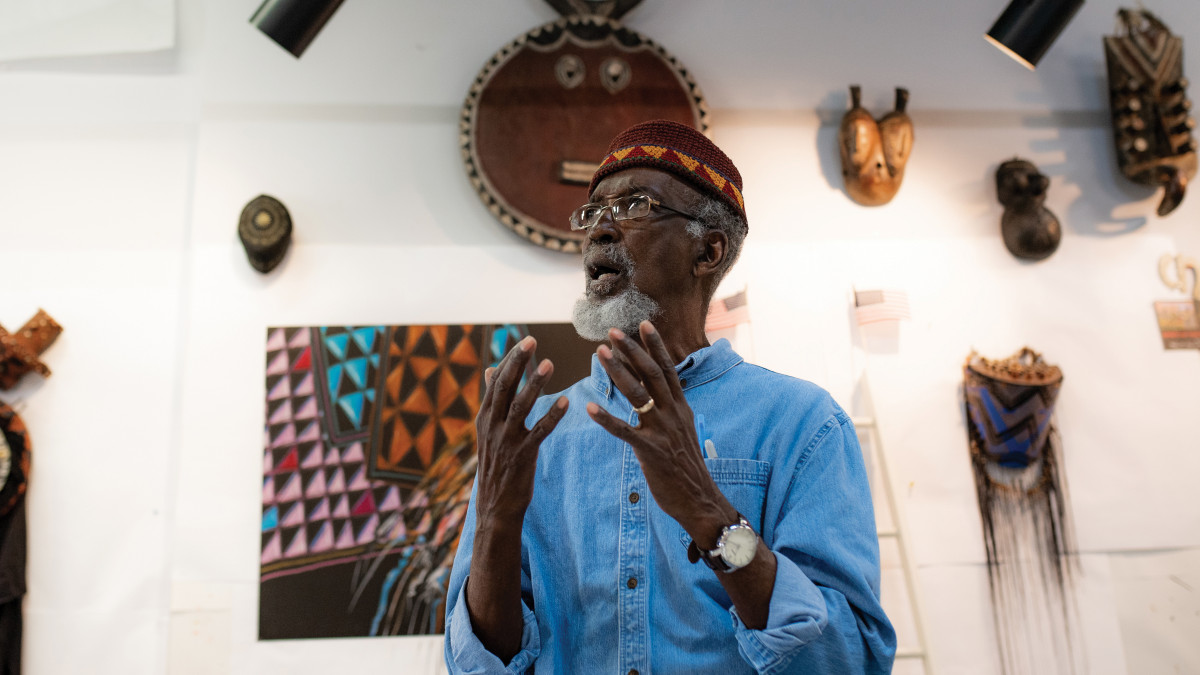 Willis "Bing" Davis '59 is a multimedia artist 