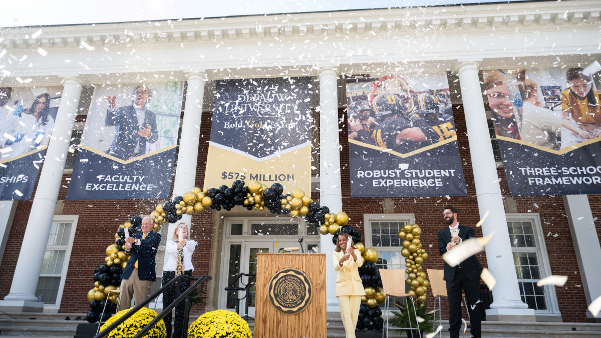 DePauw University Announces the Launch of Bold, Gold & You!, a $575 Million Fundraising Campaign