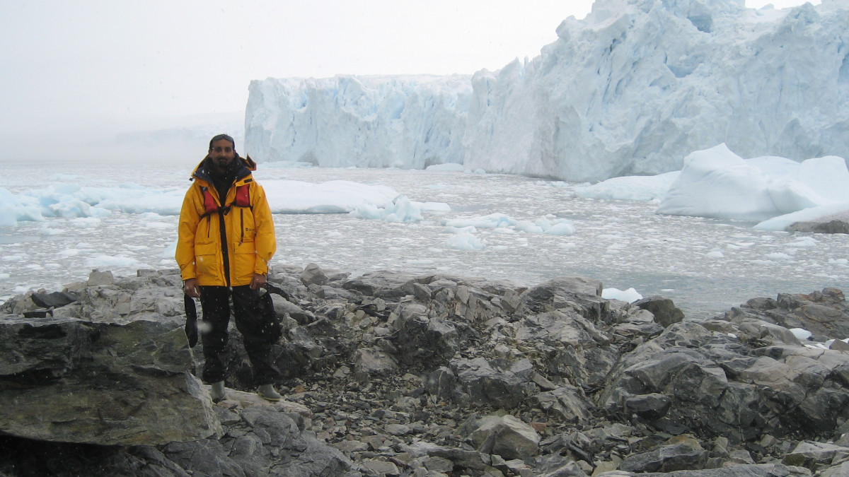 Sam Patel on Antarctica