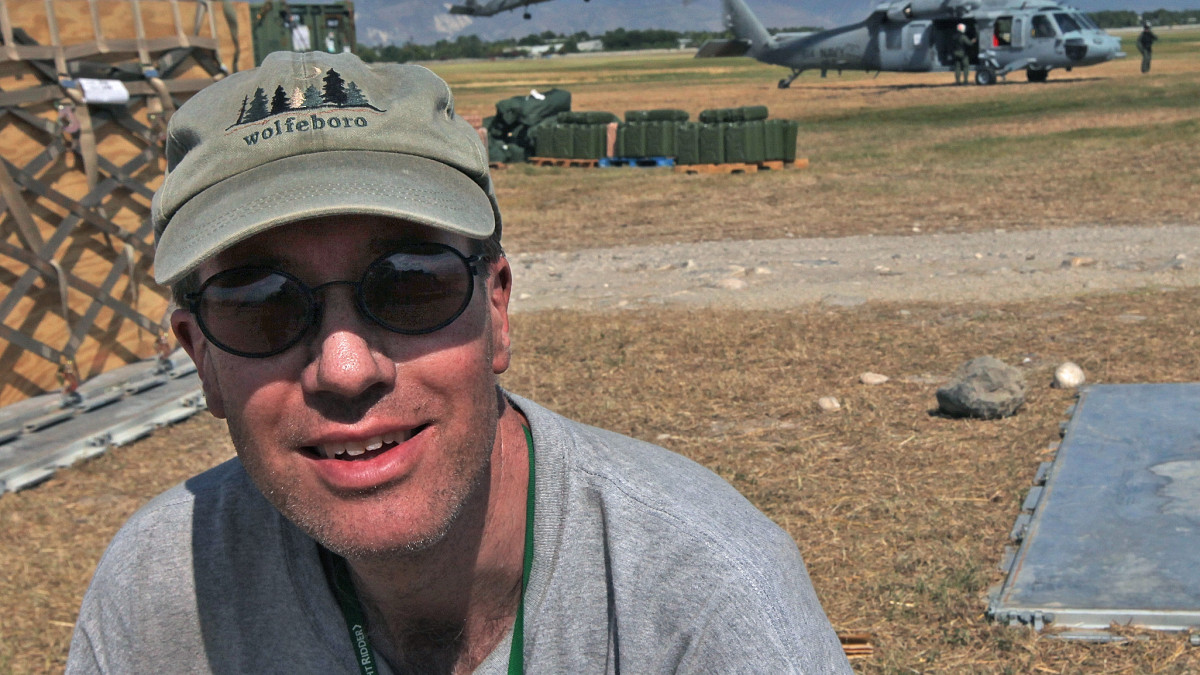 Mark Johnson '88 reporting from Haiti