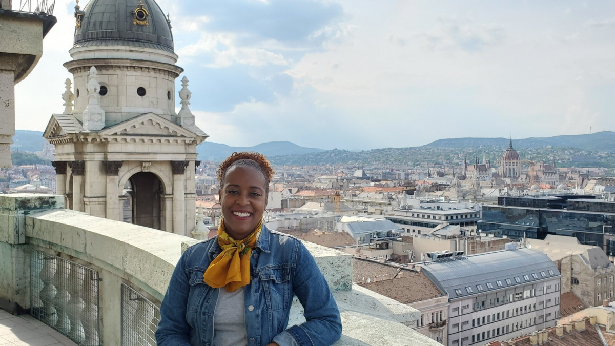 Nadia Mitchem in Budapest