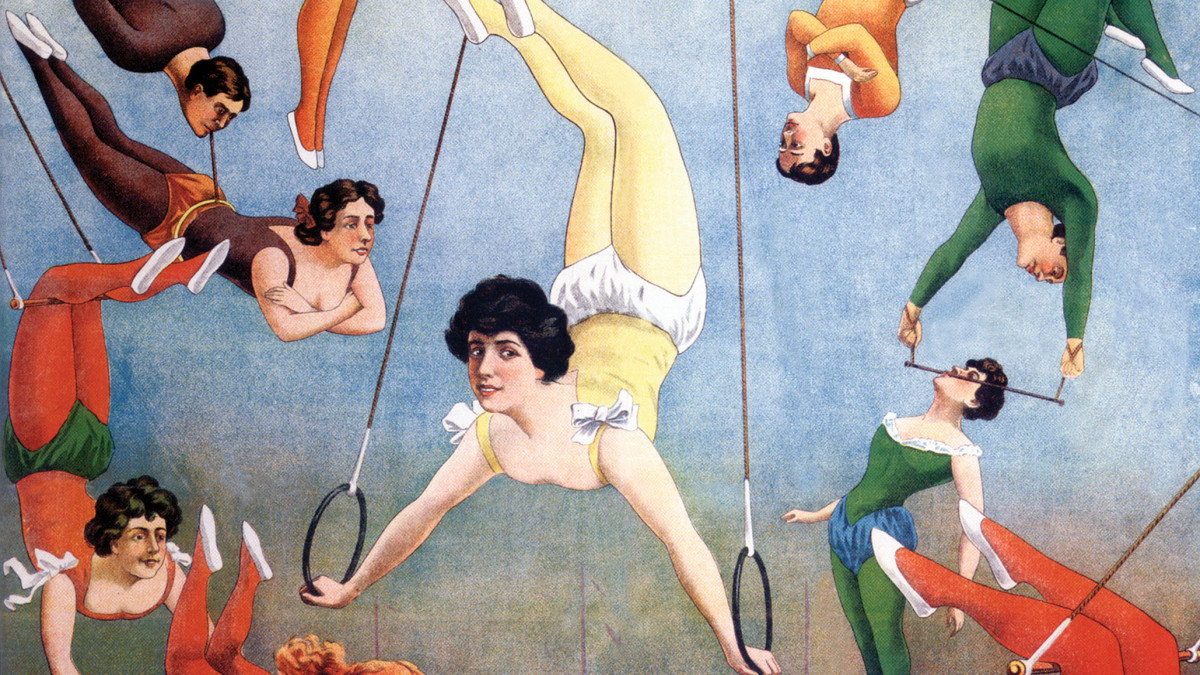 Circus acrobats