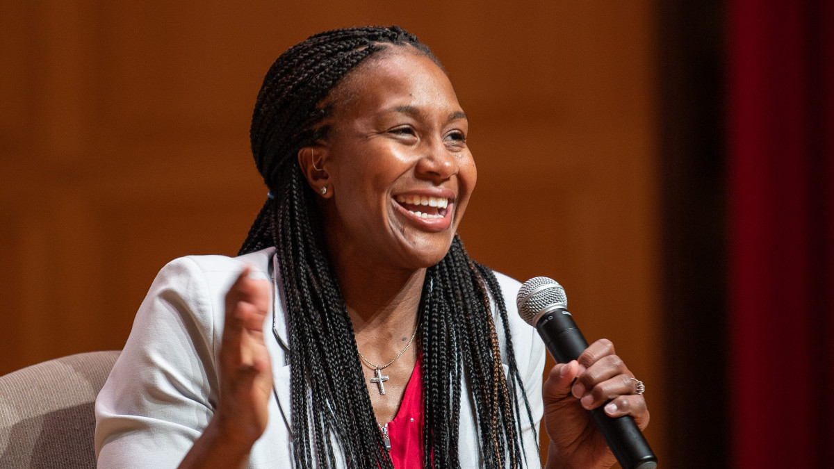 WNBA star urges others to pursue greatness because they want to