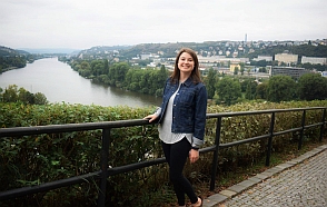 Anna Savery '18 in Prague