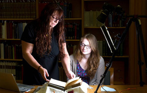 Professor Tamara Stasik and Hannah Bradley '16