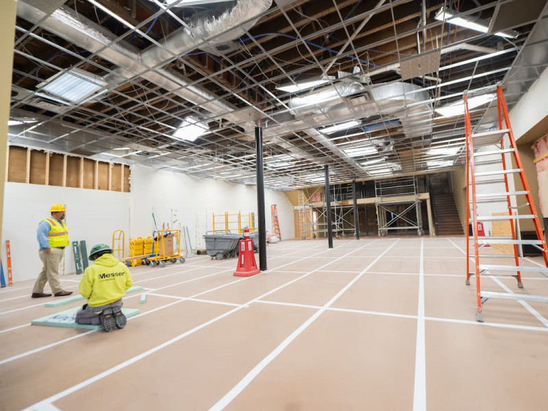 Exterior storefront with Coming Fall 2026 renovation sign