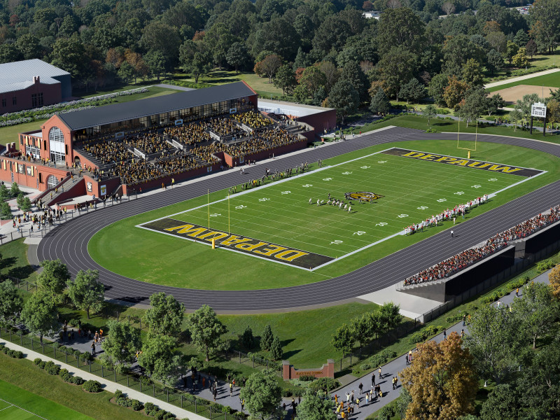 Rendering, Blackstock aerial. March 2026