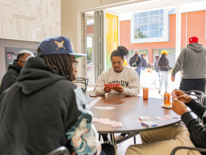 A popular hangout and study space, the CDI is open to the DePauw community daily from 8 a.m. to midnight.
