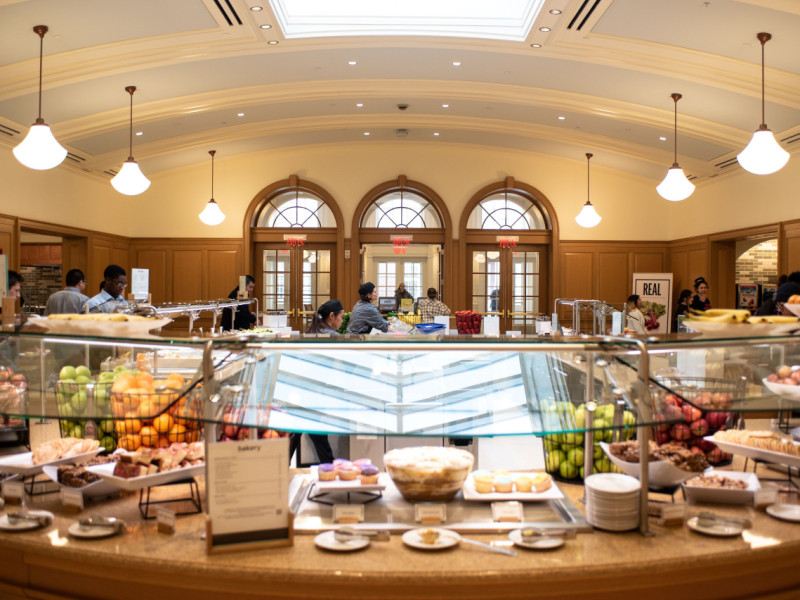 Meals are made from scratch with a focus on fresh and local ingredients and an emphasis on authenticity of regional and international cuisines.