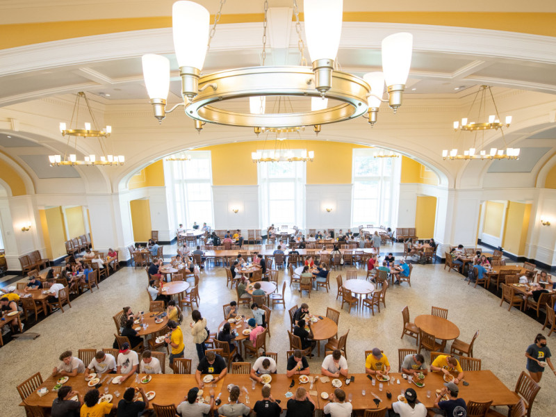 Located in the heart of campus, Hoover is a natural gathering space for students, faculty and staff.