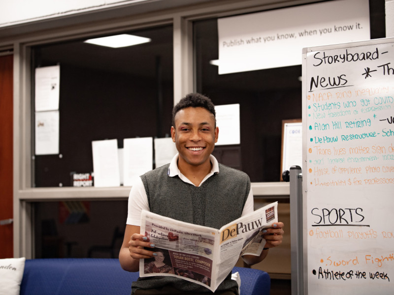 The DePauw, Indiana\'s oldest college newspaper, is a completely independent, not-for-profit organization and is fully staffed by students.